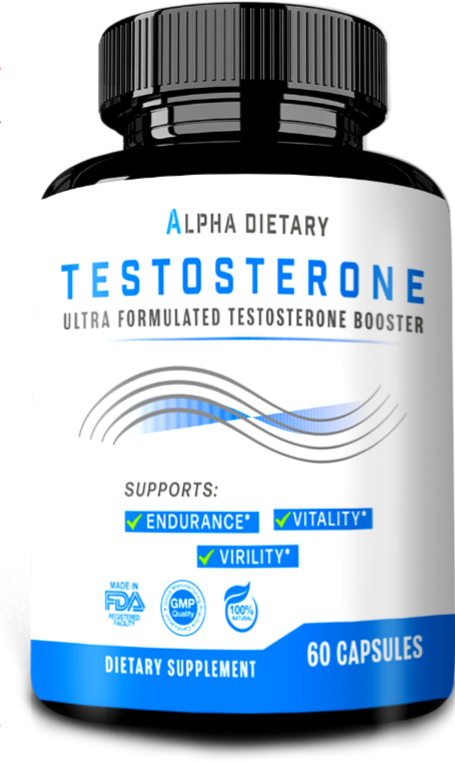 Alpha Dietary Testosterone Male Enhancement Pills - Testosterone Support Male - Limited Stock