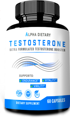 Alpha Dietary Testosterone Male Enhancement Pills - Testosterone Support Male - Limited Stock
