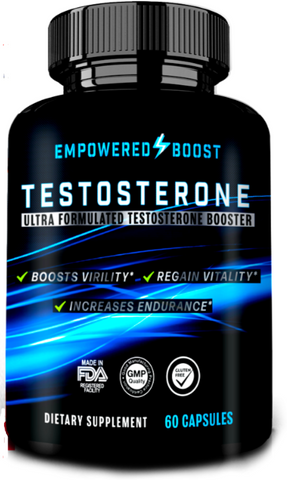 Empowered Boost Testosterone Male Enhancement Pills - Testosterone Support Male - Limited Stock