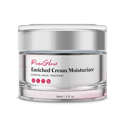 PuriGlow Enriched Cream Moisturizer - Anti Aging Cream Face Serum - Best Anti Wrinke Cream - Limited Time Offer